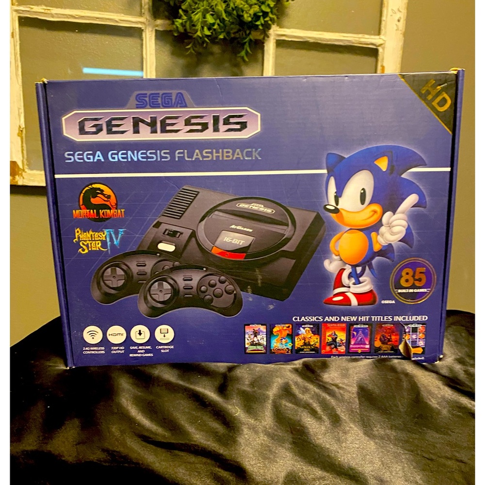 SEGA Genesis system with 80+ games